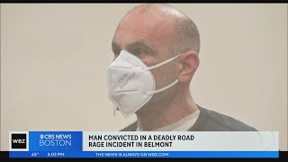 Man convicted in fatal Belmont road rage attack