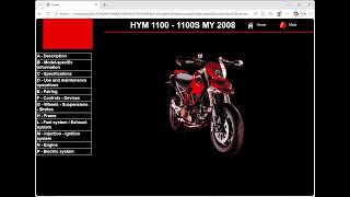 Ducati Hypermotard 1100/S 2008 & Up - Workshop Service Repair