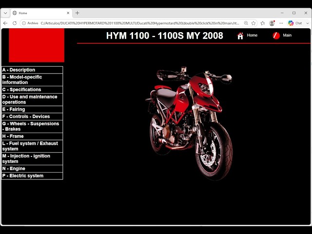 マニュアル DUCATI 配線図 HYPERMOTARD 1100 ⑮　ＰＬ Ducati Hypermotard 1100 - Service Manual, Manuale Officina, Manuel