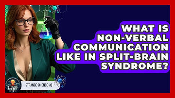 What Is Non-verbal Communication Like In Split-brain Syndrome? - Strange Science HQ