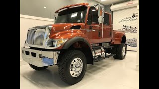 2006 International CXT 7300/7400 4x4 Crew Cab Diesel Dually With Only 8900 Original Mileage