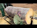 The Danger Of The Giant In The Wood Processing Industry!!! Extreme Wood Turning Skills