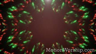 Crystal Patterns Red Green HD Loop by Motion Worship