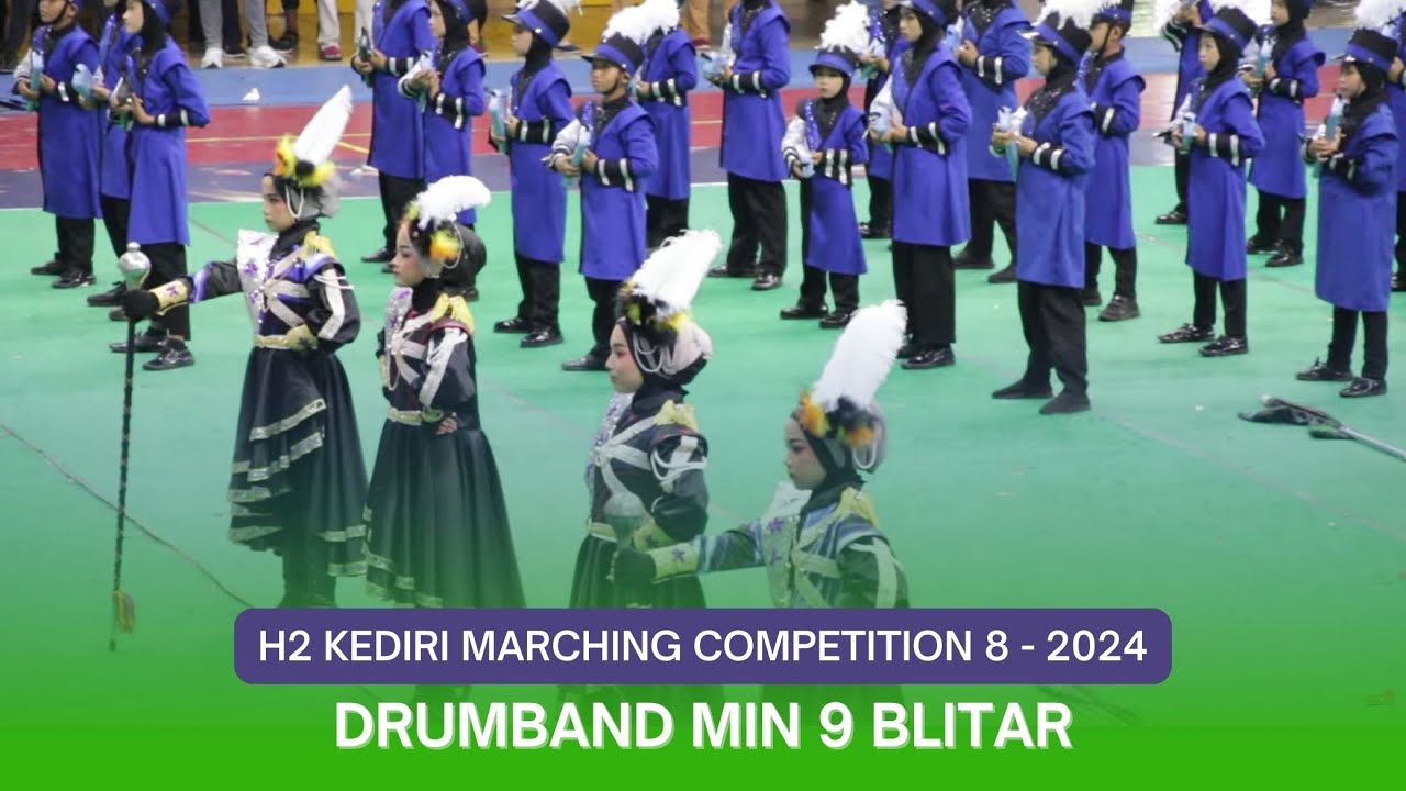 (H2) Drumband MIN 9 Blitar - Kediri Marching Competition 8 (2024)