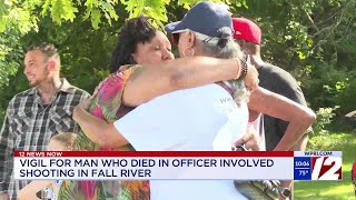 Vigil held for man who died after armed confrontation with Fall River police
