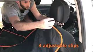 Activepets dog seat cover installation | PuppySimply