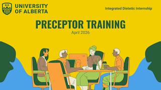 Preceptor Training April 2026