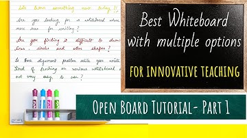 OPEN BOARD SOFTWARE | Best Whiteboard for INNOVATIVE TEACHING with pentab |Openboard Tutorial Part 1