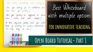 OPEN BOARD SOFTWARE | Best Whiteboard for INNOVATIVE TEACHING with pentab |Openboard Tutorial Part 1 screenshot 3