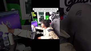 Rakai praises Jesus for his emote on fornite #streamclips #rakai #fornite