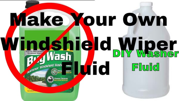 How to Make Antifreeze Windshield Washer Fluid