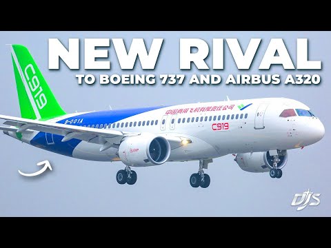 A320 + 737 RIVAL - COMAC C919 First Commercial Flight