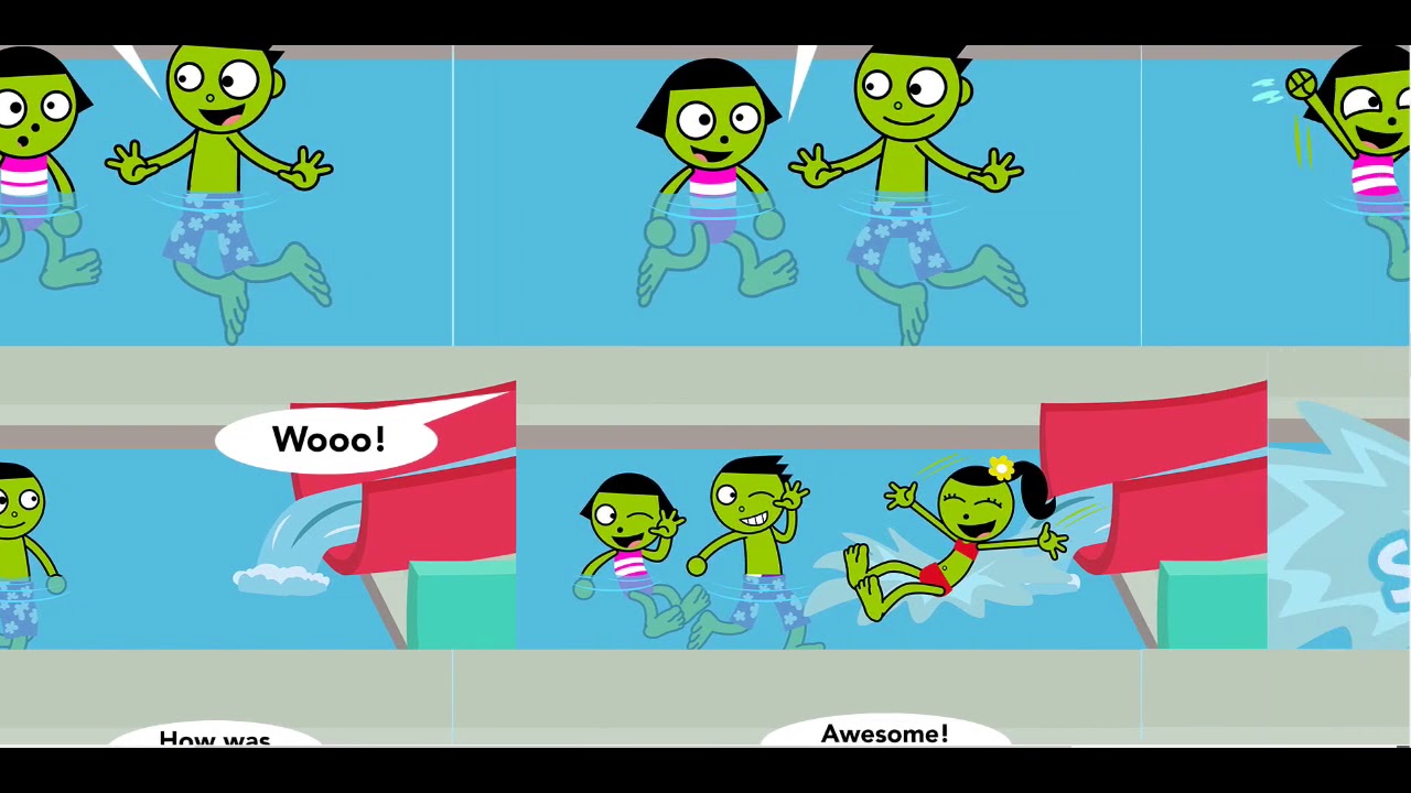 PBS Kids Comic Video with Music Splash Park (Please Read