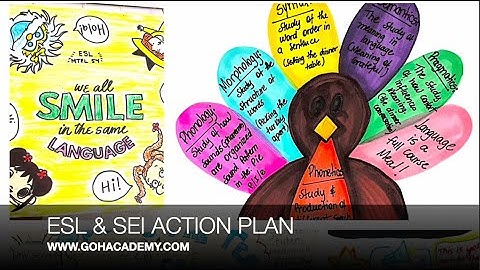 ESL & SEI MTEL 54 & 56 THANKSGIVING 3 STEP ACTION PLAN ~ GOHacademy.com