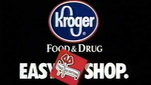Kroger Food & Drug Grocery Store Commercial 1993