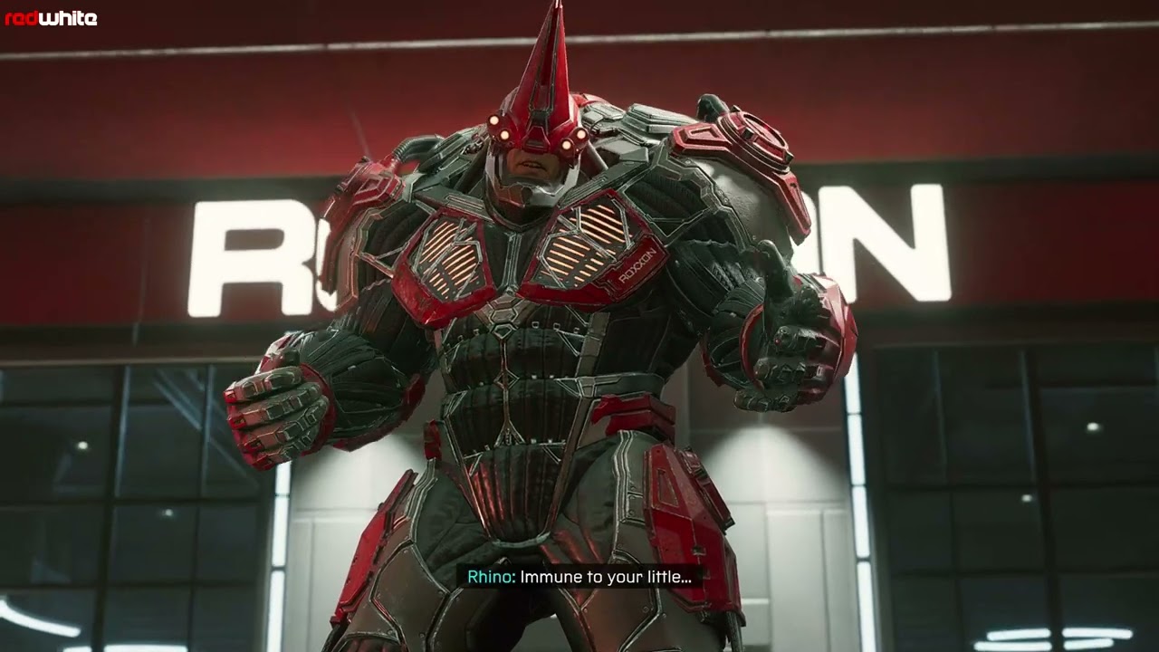 How to pass rhino level in spiderman miles morales. 