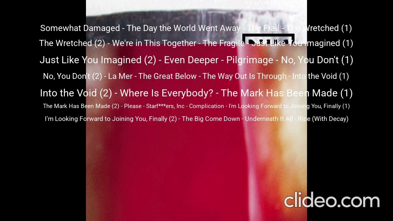 Nine Inch Nails - The Fragile: все 7 эпизодов звучат