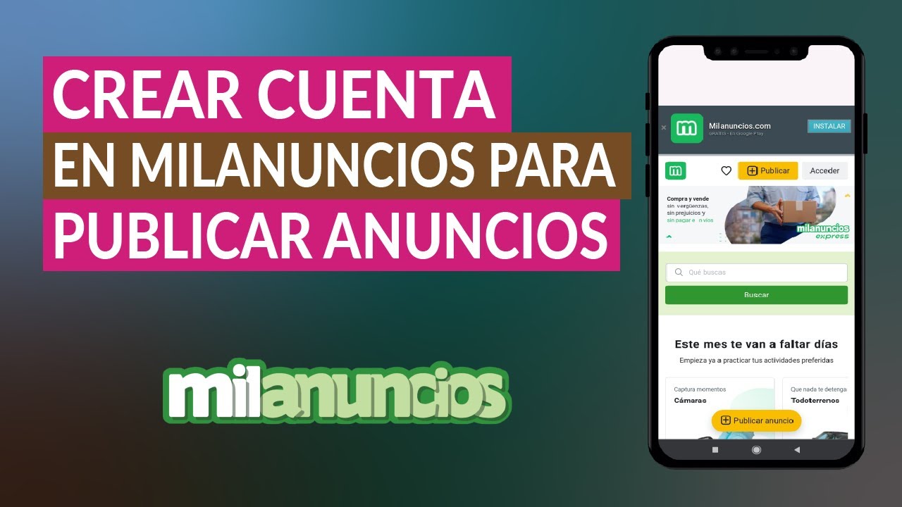 Crear una Cuenta en Milanuncios para Publicar Anuncios Gratis? - Guía Paso Paso -