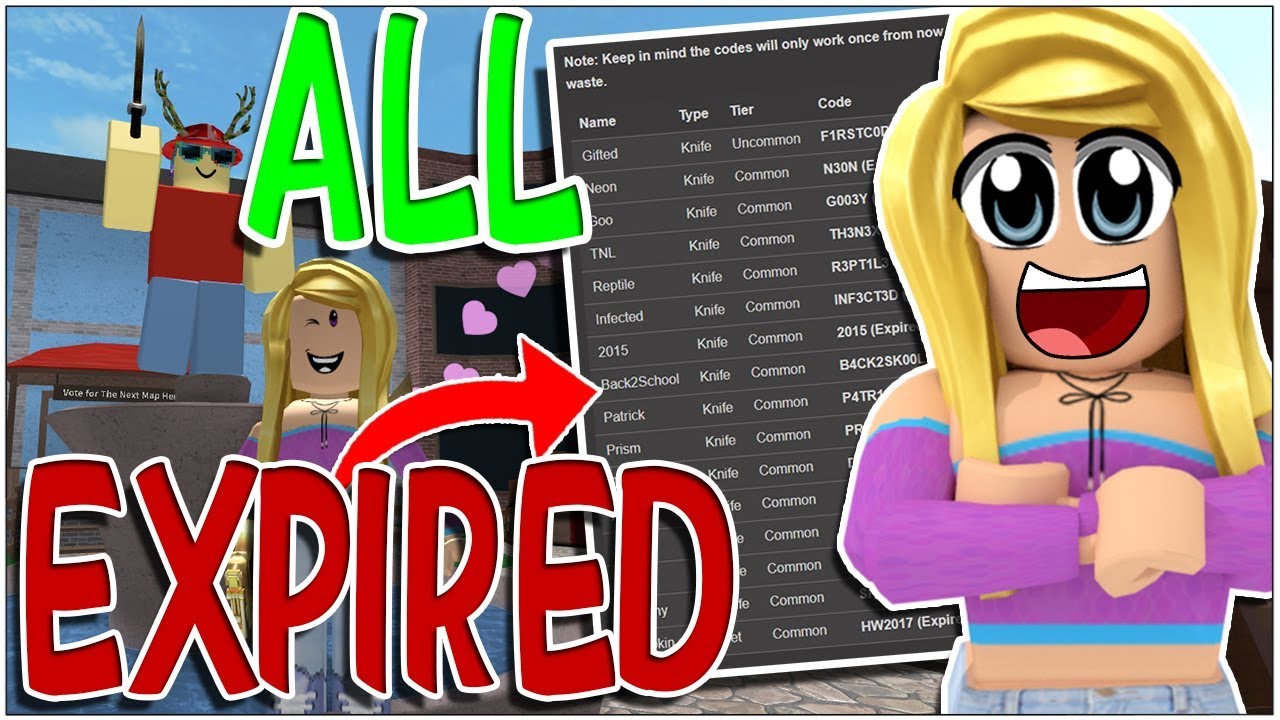 Codes That Dont Expire In Mm2 Roblox | How To Get The ...