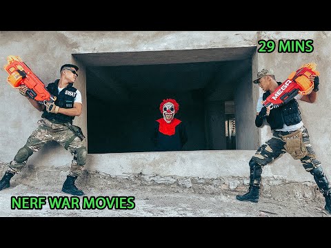 SWAT vs The Mysterious Clown in an Abandoned House!