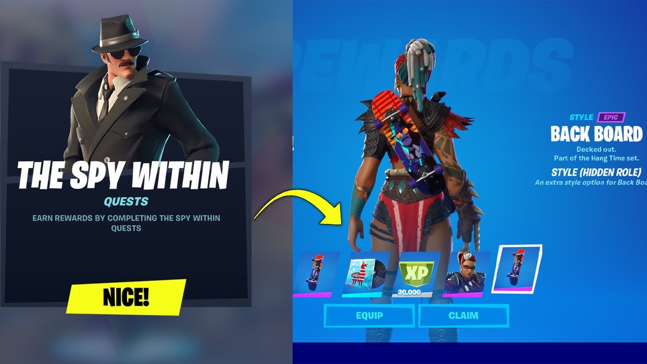 All SPY WITHIN Challenges/Quests guide in Fortnite Season 5 | How to Complete All Spy Within Quest