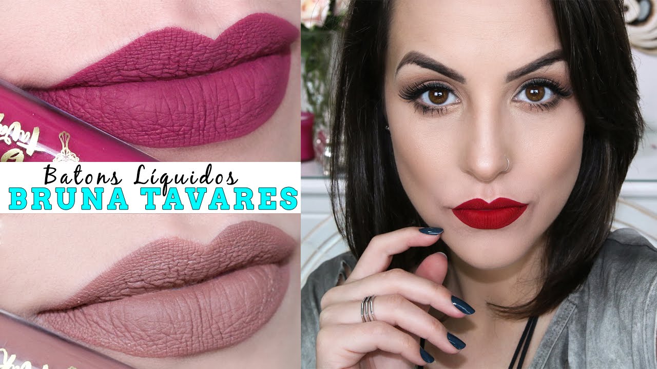 RESENHA: Batons Liquídos BRUNA TAVARES + #DesapegaDaBru