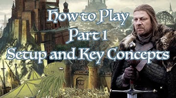How to Play A Game of Thrones 2nd Edition - Part 1: Setup & Key Concepts