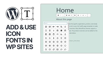 How to Add & Use Icon Fonts in WordPress Editor? Free & Without Coding