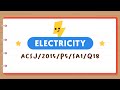 Electricity Concepts Quiz