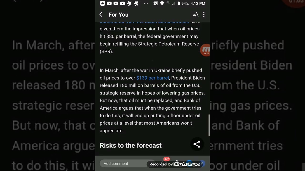 Bank of America says enjoy cheap gas while you can