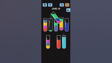 water color sort Tutorial  level-13