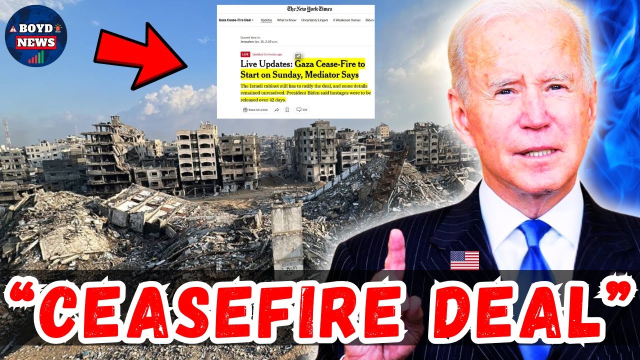 ISRAEL AND HAMAS REACH AGREEMENT ON CEASEFIRE DEAL | CEASEFIRE BEGINS ...