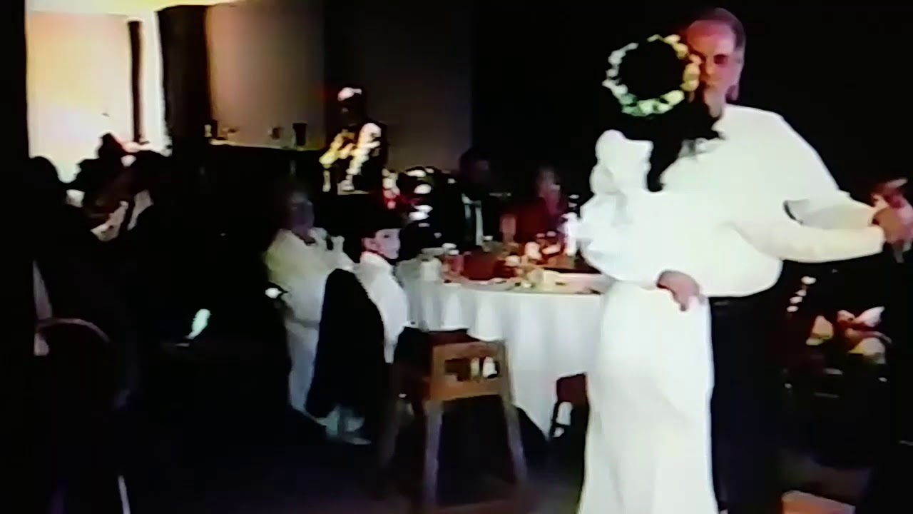 A father's dance. James Farmer Asher dancing with daughter LaDonna at her wedding.  1996 RIP Jim