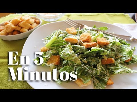 Video: Cómo Hacer Ensalada César Con Anchoas