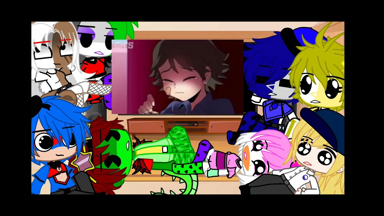 Реакция фнафа_9 на Hello Again(2/?)