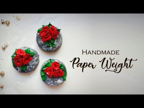 How to make Paper Weight | Easy and Beautiful | Handmade with Paper mache