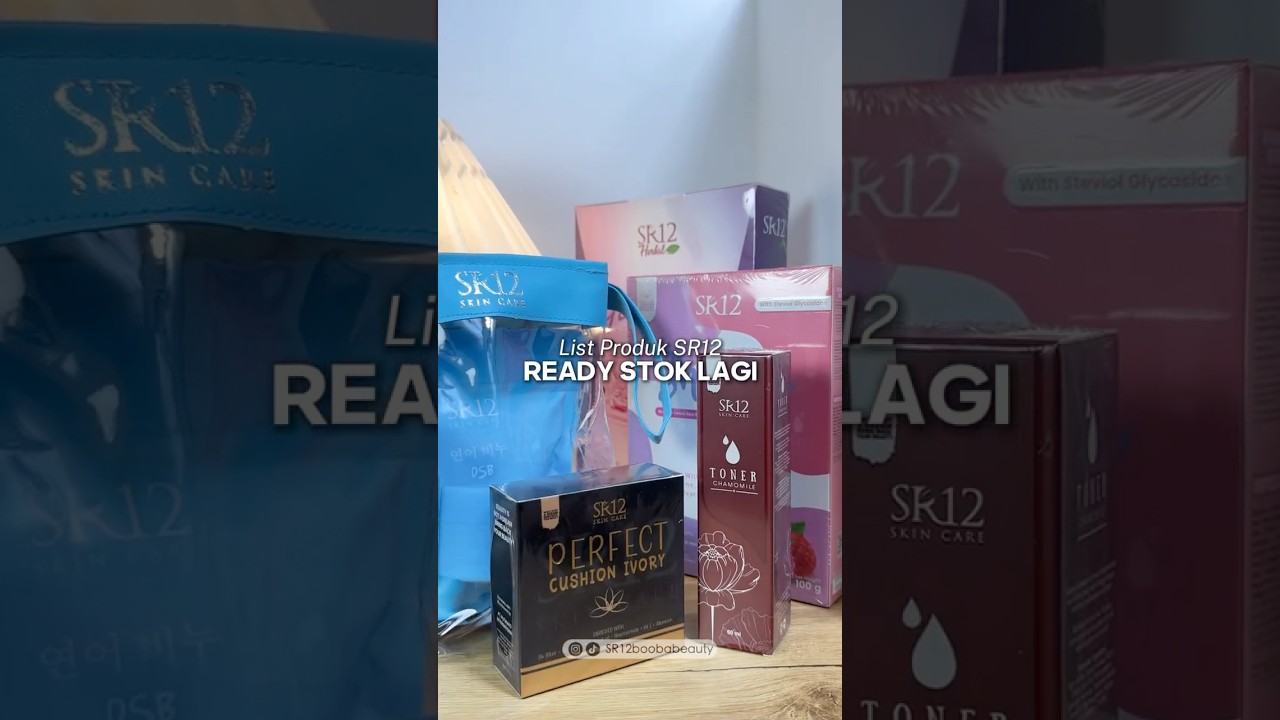 List Produk SR12 Yang Ready Stok Lagi Di Minggu Ini‼️ DNA Salmon SR12 Sampai Perfect Cushion Ready