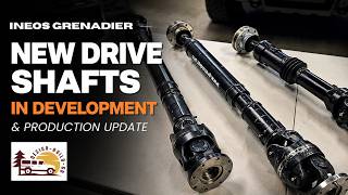 New INEOS Grenadier drive shafts in development and production.  #grenadier #inoesgreandier