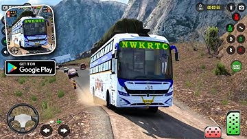 Offroad Bus Driving Sim 3D - First Time Playing - Gameplay Walkthrough 1 (Android)