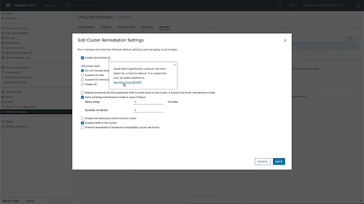 Quicker ESXi Host Upgrades with Suspend to Memory