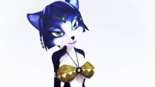 (Mmd/Starfox)Krystal Facial And Expression Practice