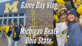 Michigan Beats Ohio State Game Day - Student Perspective | Tailgating | Game | Celebratory Parties