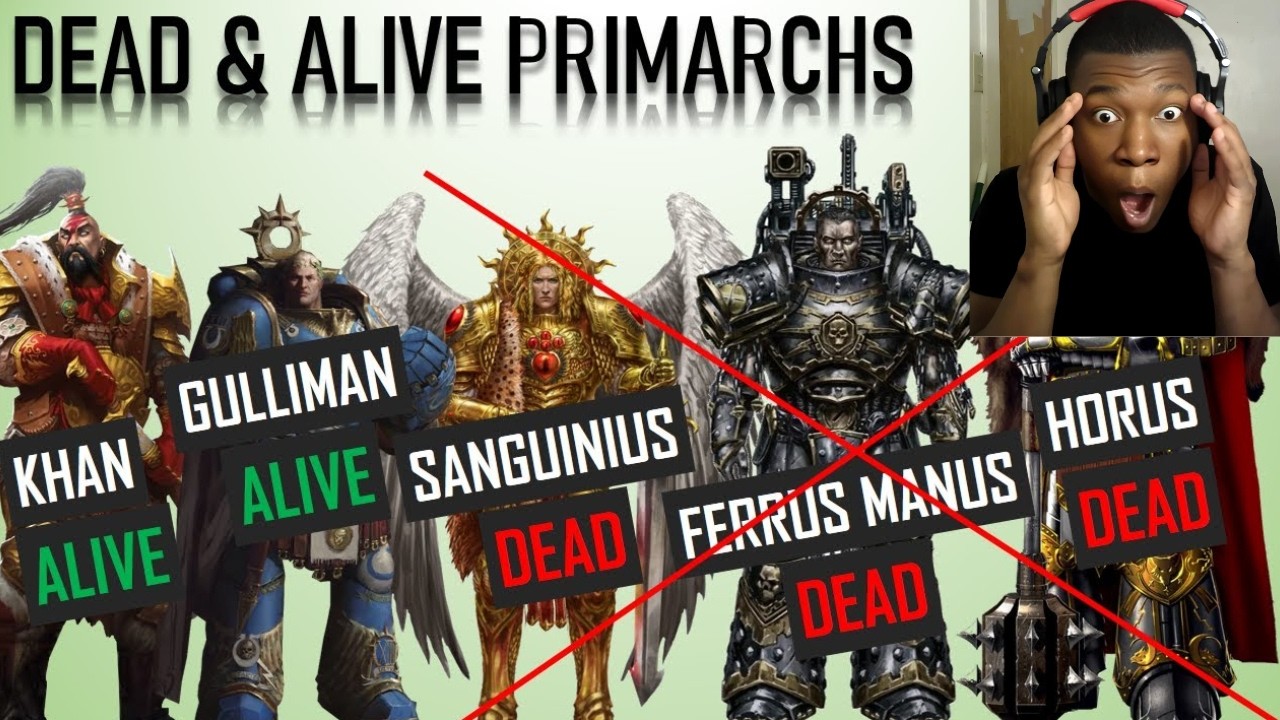 Все погибшие, живые и пропавшие без вести примархи в Warhammer 40K (подробное объяснение) РЕАКЦИЯ