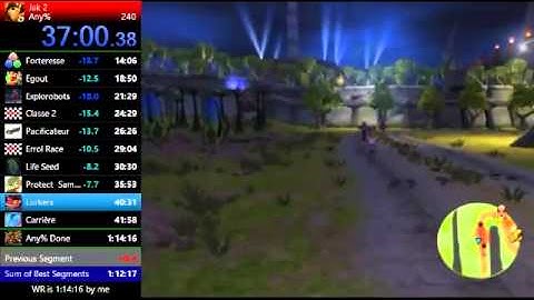 Jak 2 Any% Old WR [1:13:15] ( single segment - No Hover glitch )
