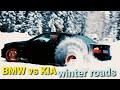 KIA 4WD vs BMW 2WD Эндуро Полигон на машинах