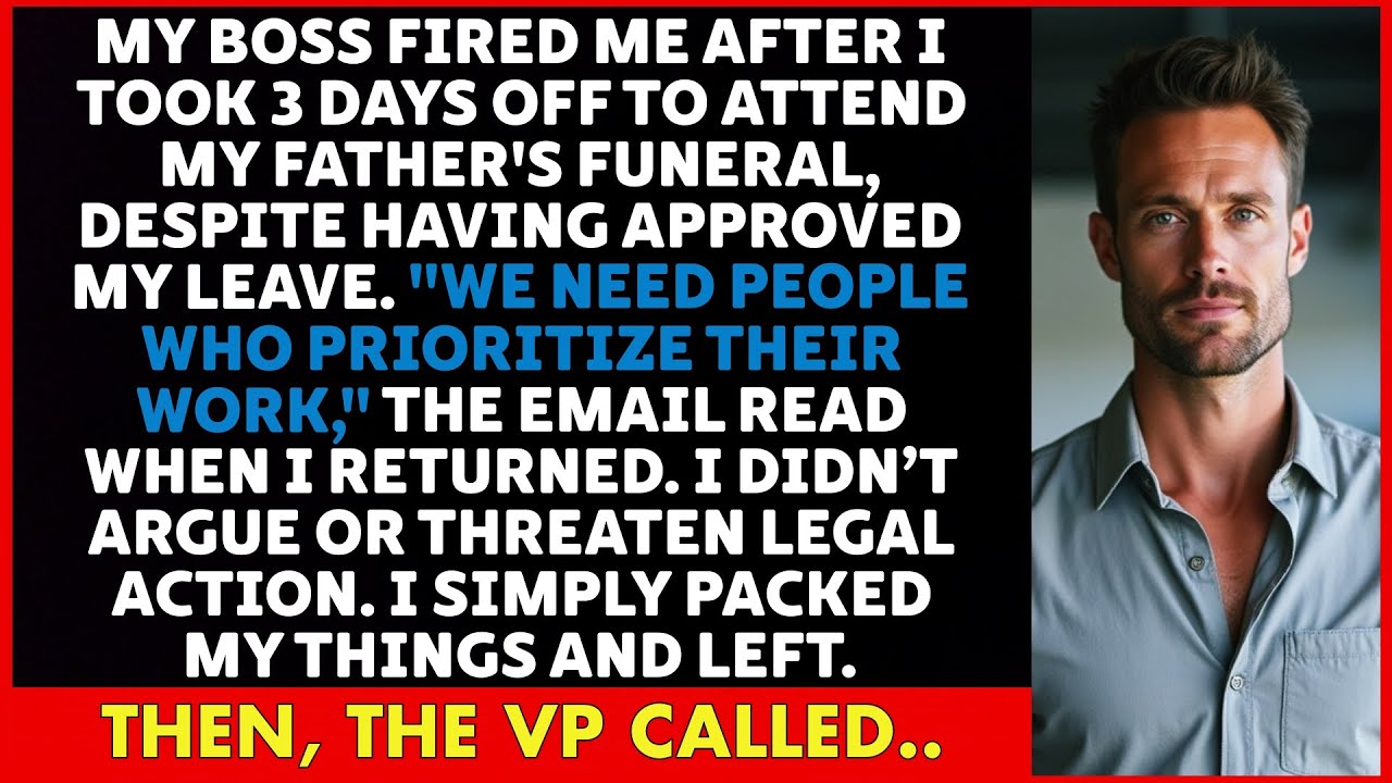 My Boss FIRED Me Right After My Dad’s FUNERAL—Even Though He Approved