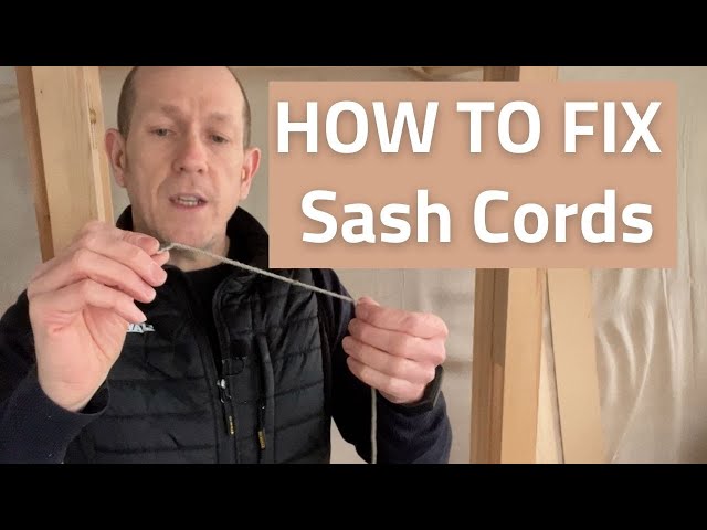 Beginners Guide To Replacing Sash Window Cords 