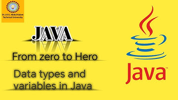 Unit-1 L-3 | Java Variables & Data Types Explained | Beginner Friendly | AKTU