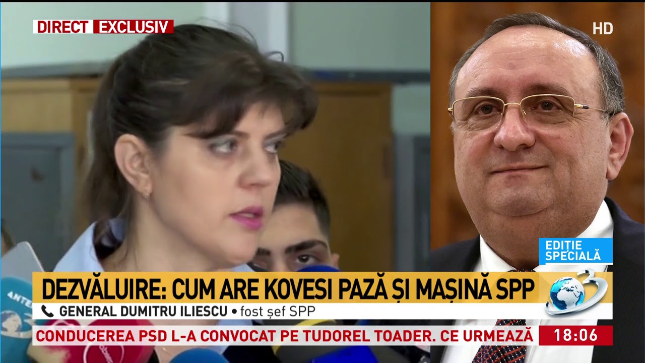 Anchetă-bombă! Cum de Laura Codruța Kovesi încă beneficiază de protecție din partea SPP newspaper mockup