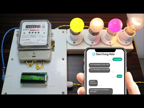 GSM Based Prepaid Electricity Energy Meter using Arduino with Automatic Billing & Theft-Alert System